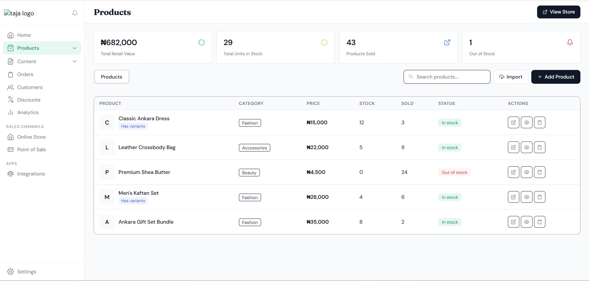 Inventory Tracking